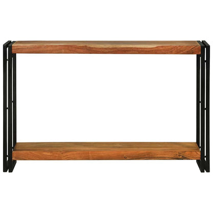 Console Table Brown 120 x 33 x 75 cm Solid Acacia Wood