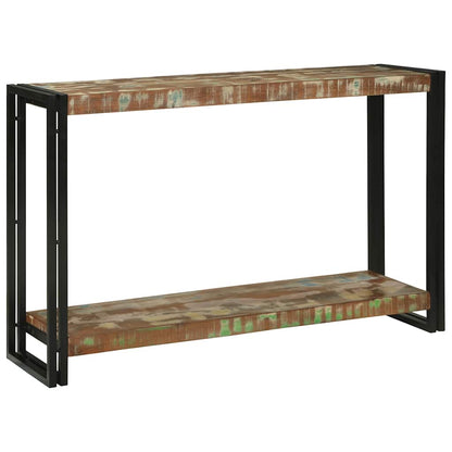 Console Table Multicolour 120 x 33 x 75 cm Solid Reclaim Wood