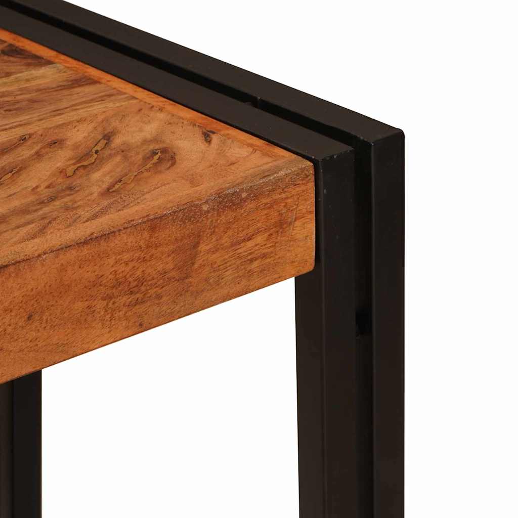 Console Table Brown 90 x 33 x 75 cm Solid Acacia Wood