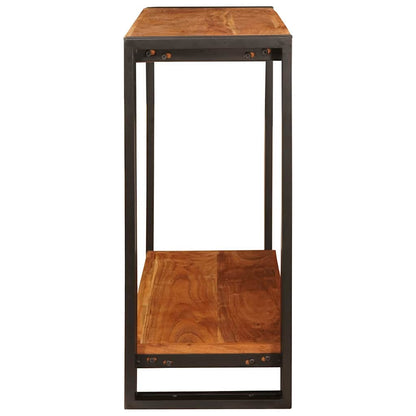 Console Table Brown 90 x 33 x 75 cm Solid Acacia Wood