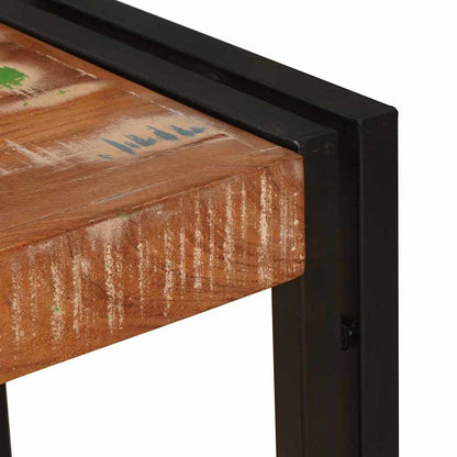 Console Table Multicolour 90 x 33 x 75 cm Solid Reclaim Wood