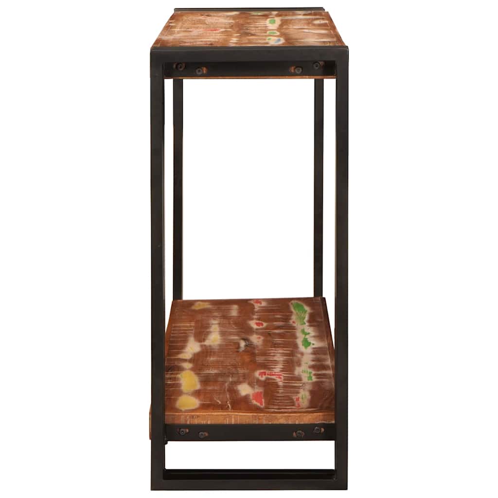 Console Table Multicolour 90 x 33 x 75 cm Solid Reclaim Wood