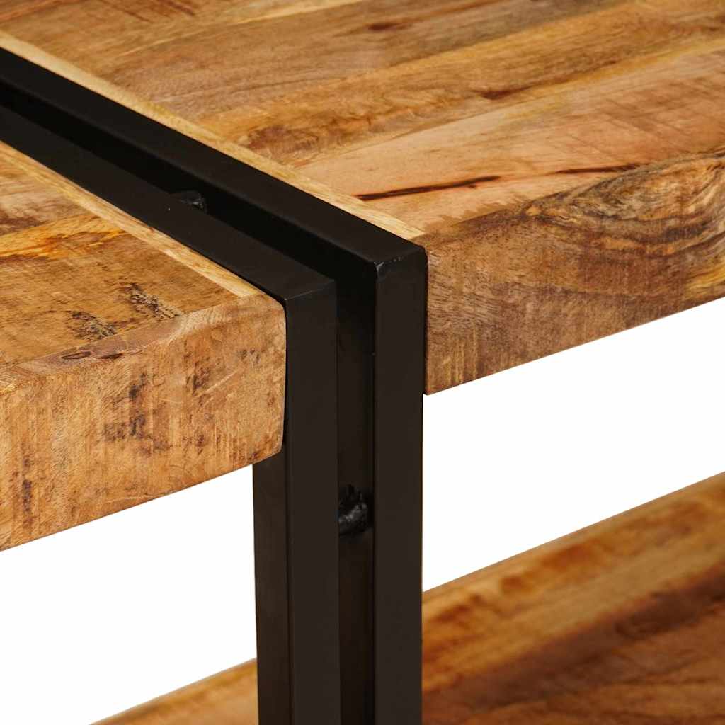 Console Table Brown 160 x 33 x 75 cm Solid Mango Wood