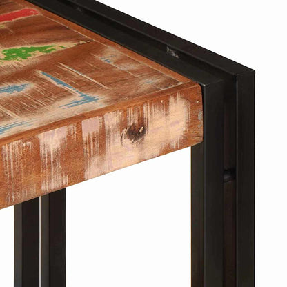 Console Table Multicolour 160 x 33 x 75 cm Solid Reclaim Wood