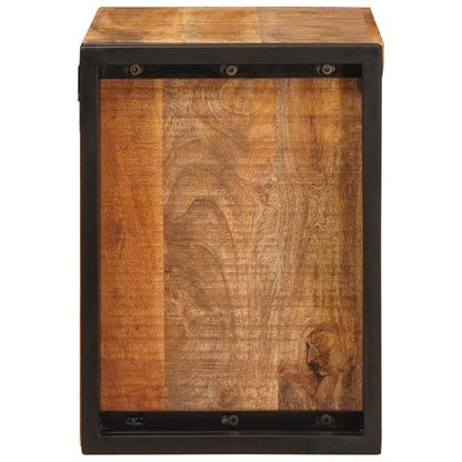 Wine Rack Brown 60 x 45 x 33 cm Solid Rough Mango Wood