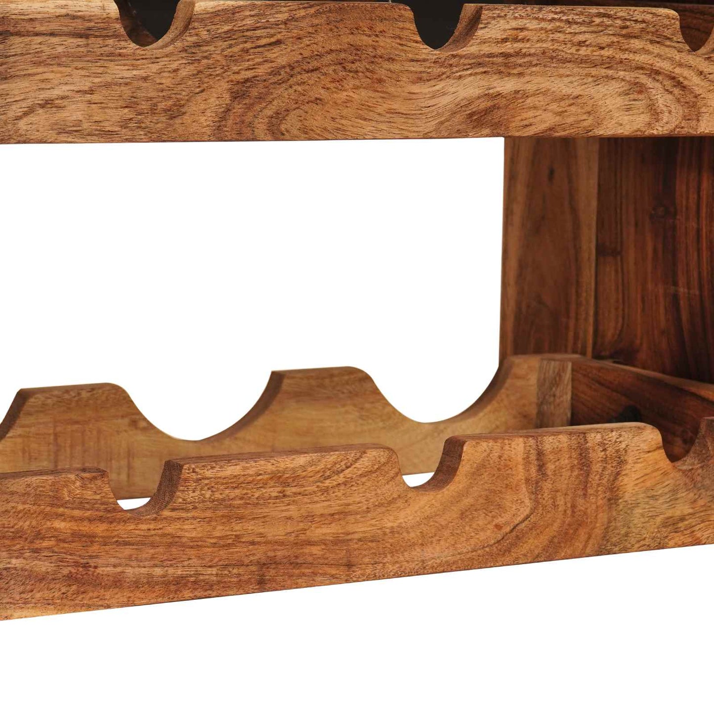 Wine Rack Brown 60 x 45 x 33 cm Solid Acacia Wood