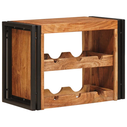Wine Rack Brown 60 x 45 x 33 cm Solid Acacia Wood