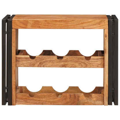 Wine Rack Brown 60 x 45 x 33 cm Solid Acacia Wood