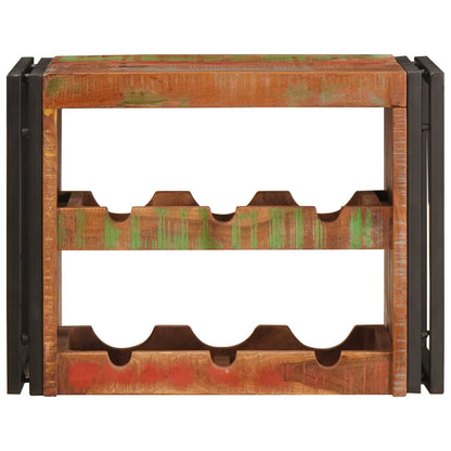 Wine Rack Brown 60 x 45 x 33 cm Solid Reclaimed Wood