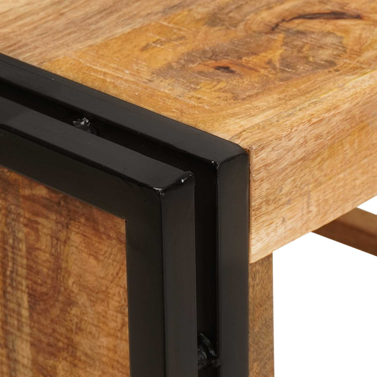 Wine Rack Brown 80 x 45 x 33 cm Solid Rough Mango Wood