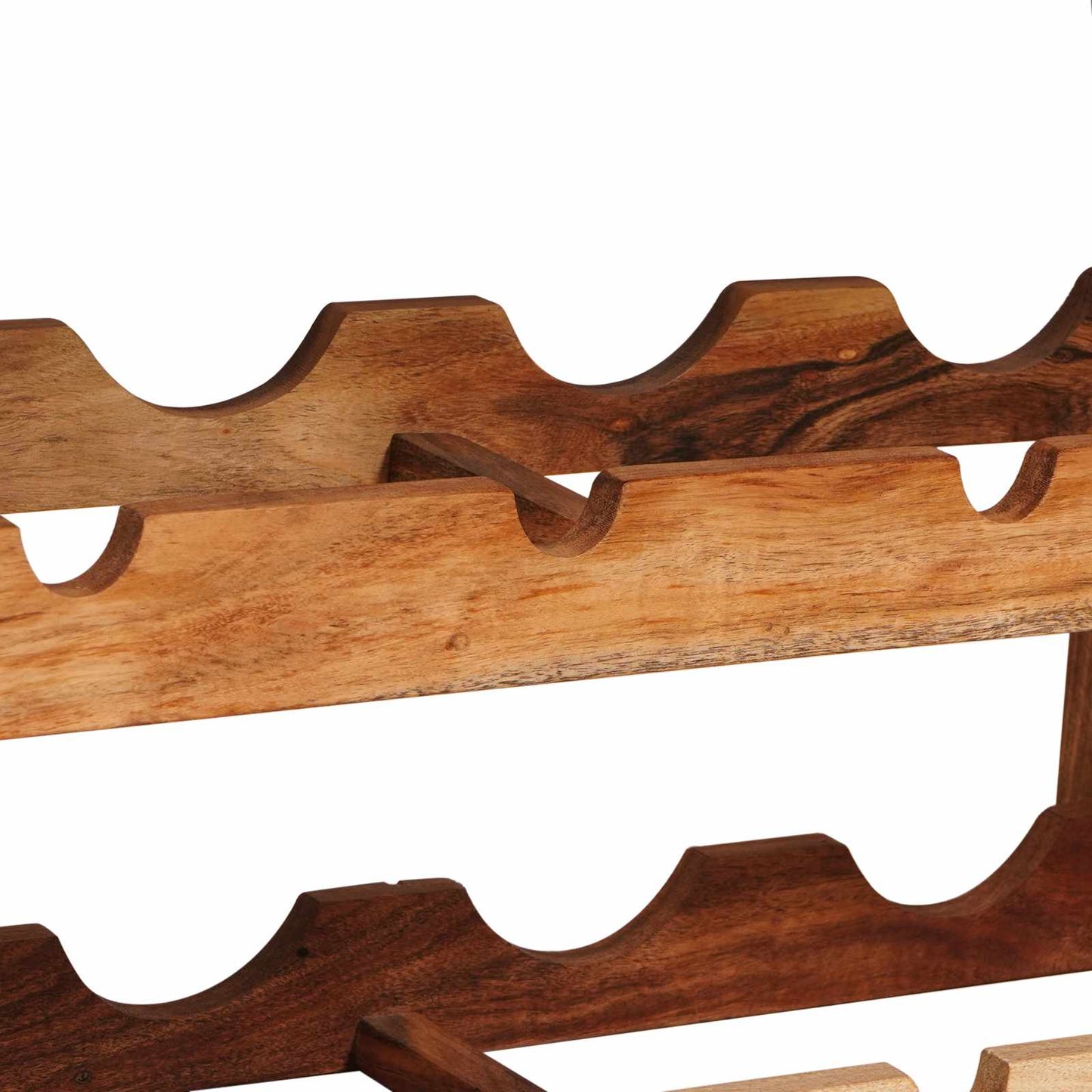 Wine Rack Brown 80 x 45 x 33 cm Solid Acacia Wood