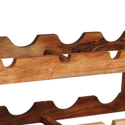 Wine Rack Brown 80 x 45 x 33 cm Solid Acacia Wood