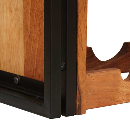 Wine Rack Brown 80 x 45 x 33 cm Solid Acacia Wood