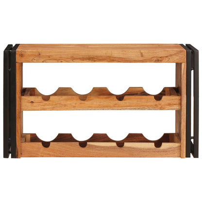 Wine Rack Brown 80 x 45 x 33 cm Solid Acacia Wood