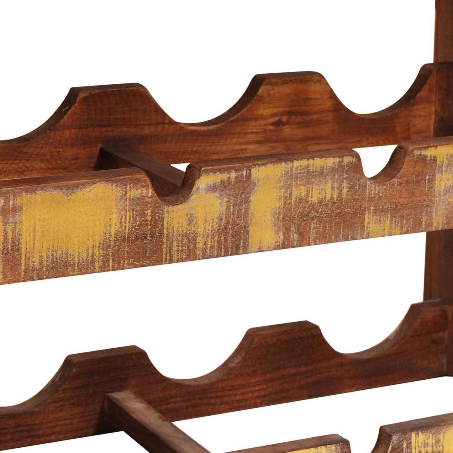 Wine Rack Brown 80 x 45 x 33 cm Solid Reclaimed Wood
