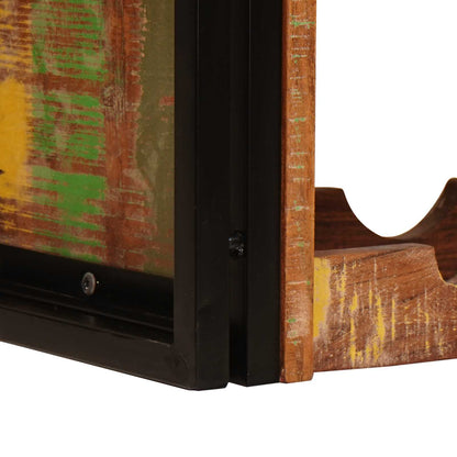 Wine Rack Brown 80 x 45 x 33 cm Solid Reclaimed Wood
