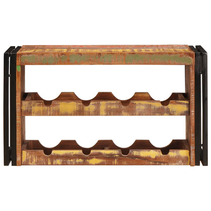 Wine Rack Brown 80 x 45 x 33 cm Solid Reclaimed Wood