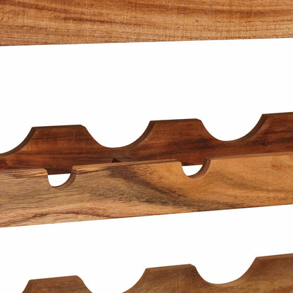 Wine Rack Brown 100 x 45 x 33 cm Solid Acacia Wood