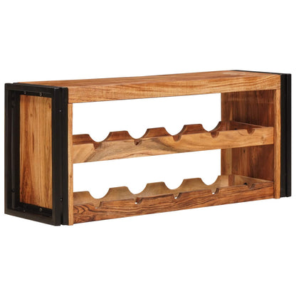 Wine Rack Brown 100 x 45 x 33 cm Solid Acacia Wood