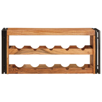 Wine Rack Brown 100 x 45 x 33 cm Solid Acacia Wood
