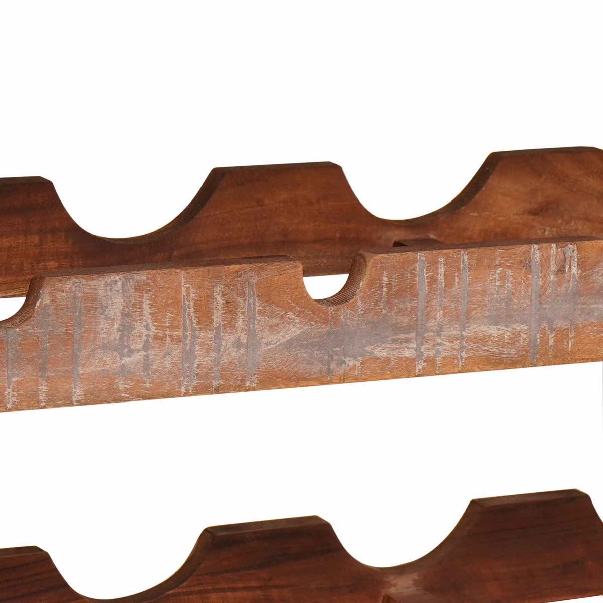 Wine Rack Brown 100 x 45 x 33 cm Solid Reclaimed Wood