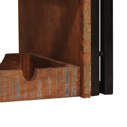 Wine Rack Brown 100 x 45 x 33 cm Solid Reclaimed Wood
