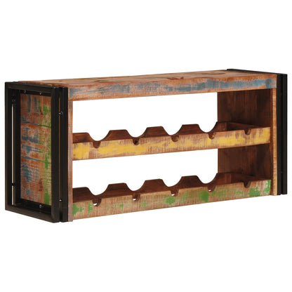 Wine Rack Brown 100 x 45 x 33 cm Solid Reclaimed Wood