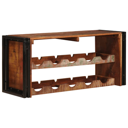Wine Rack Brown 100 x 45 x 33 cm Solid Reclaimed Wood