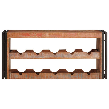 Wine Rack Brown 100 x 45 x 33 cm Solid Reclaimed Wood