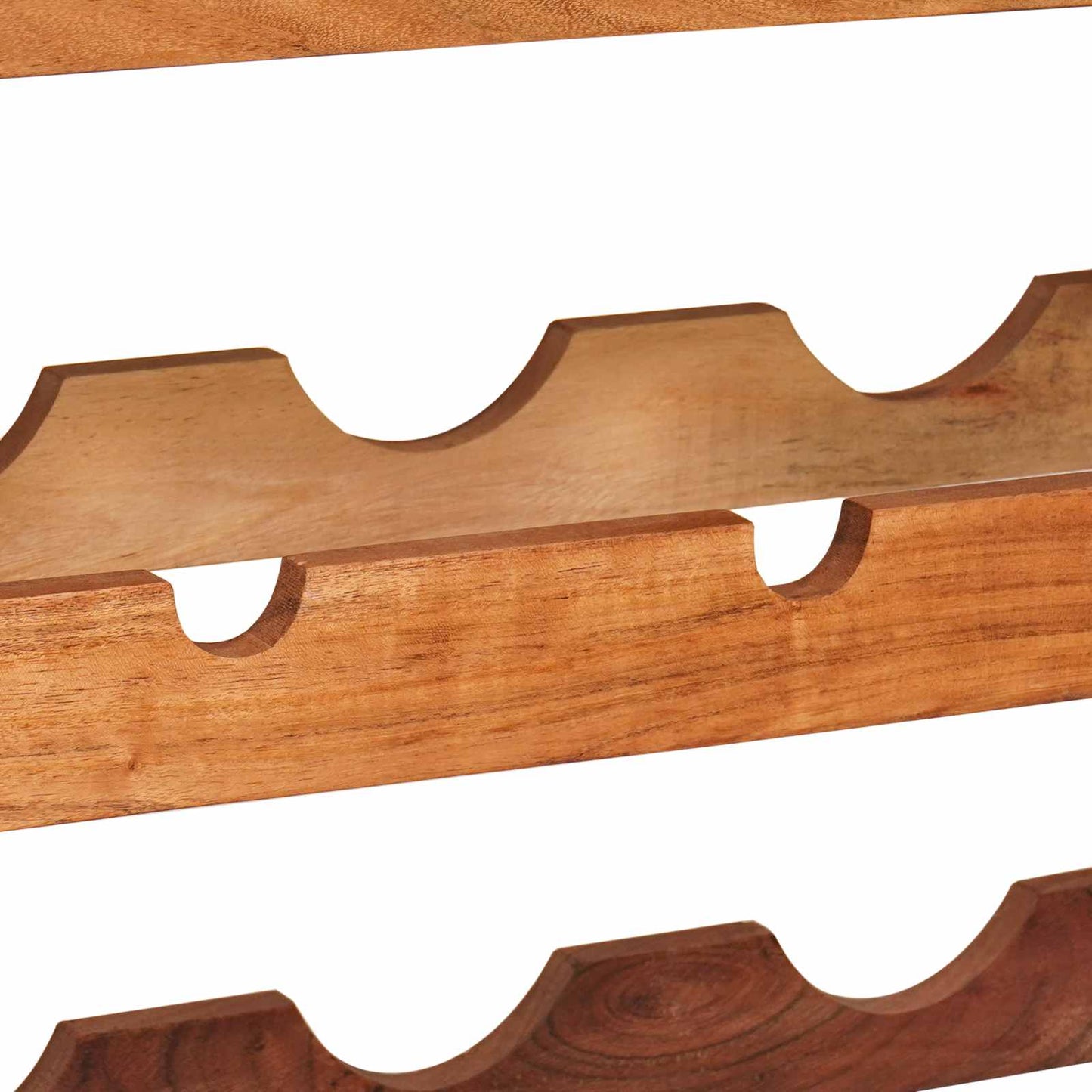 Wine Rack Brown 120 x 45 x 33 cm Solid Acacia Wood