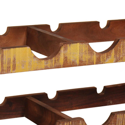 Wine Rack Brown 120 x 45 x 33 cm Solid Reclaimed Wood