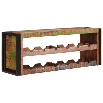 Wine Rack Brown 120 x 45 x 33 cm Solid Reclaimed Wood