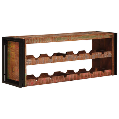 Wine Rack Brown 120 x 45 x 33 cm Solid Reclaimed Wood