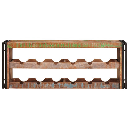 Wine Rack Brown 120 x 45 x 33 cm Solid Reclaimed Wood