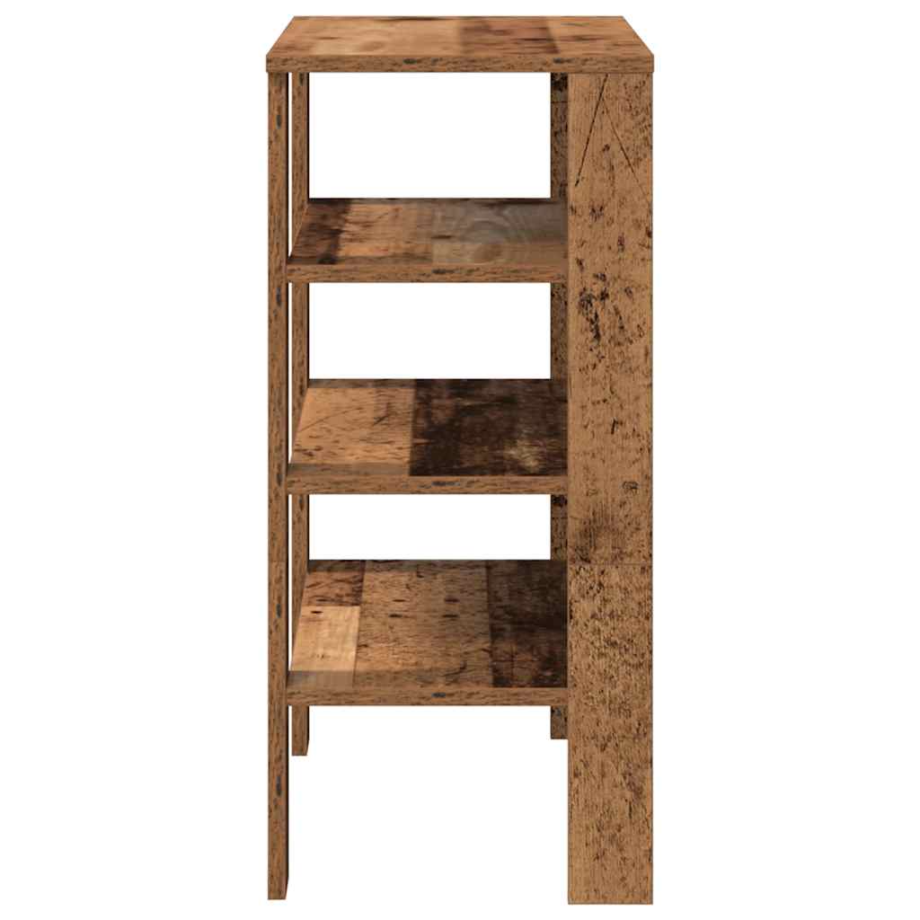 Shoe Rack Old Wood 61x32x70 cm Engineered Wood