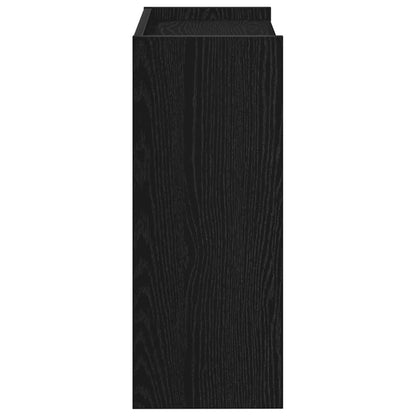 Shoe Rack Black 60x25x62 cm Engineered Wood