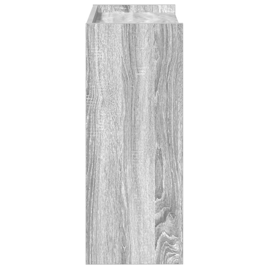 Shoe Rack Grey Sonoma 60x25x62 cm Engineered Wood
