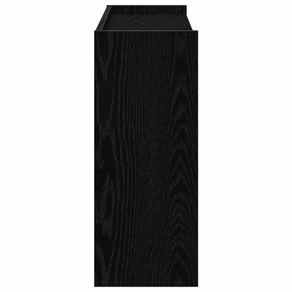 Shoe Rack Black 80x25x62 cm Engineered Wood