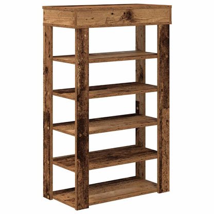 Shoe Rack Old Wood 60x30x98 cm Engineered Wood