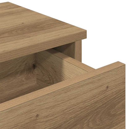 Wall Shelf with Drawers Artisian Oak 80x31x17 cm Engineered Wood
