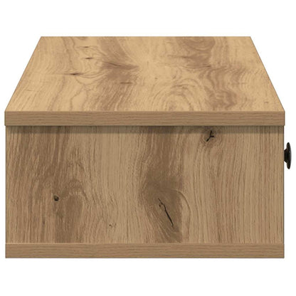 Wall Shelf with Drawers Artisian Oak 100x37.5x19 cm Engineered Wood