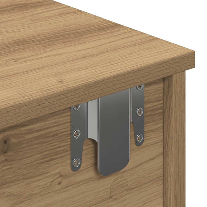 Wall Shelf with Drawers Artisian Oak 100x37.5x19 cm Engineered Wood