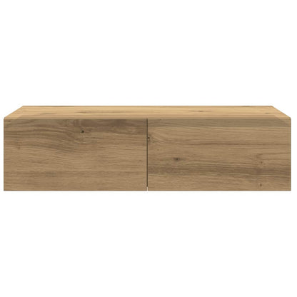Wall Shelf with Drawers Artisian Oak 60x26.5x15 cm Engineered Wood