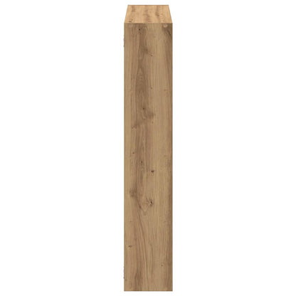 Wall Cube Shelf 12 Compartments Artisian Oak Engineered Wood