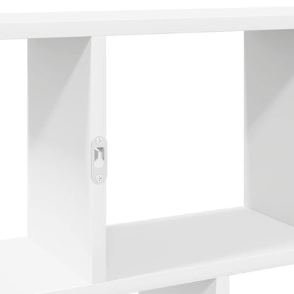Wall Cube Shelf 12 Compartments White Engineered Wood