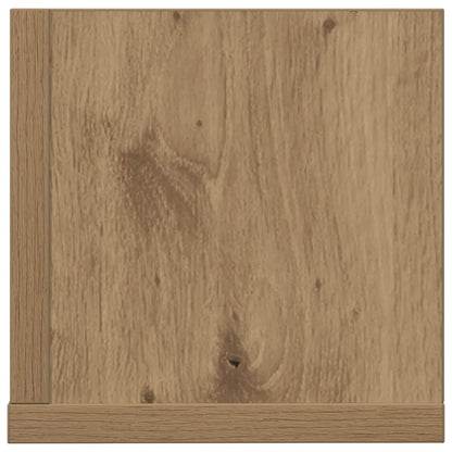 Wall Shelves 2 pcs Artisan Oak 75x16.5x16.5 cm Engineered Wood