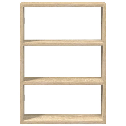 Wall Shelf Sonoma Oak 43x9x60 cm Engineered Wood