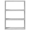 Wall Shelf Grey Sonoma 43x9x60 cm Engineered Wood