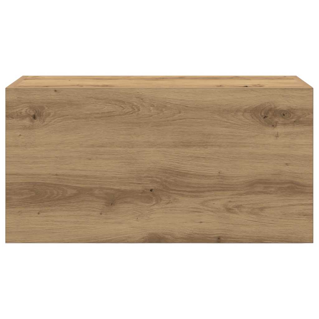 Bathroom Wall Cabinet Artisan Oak 60x25x30 cm Engineered Wood