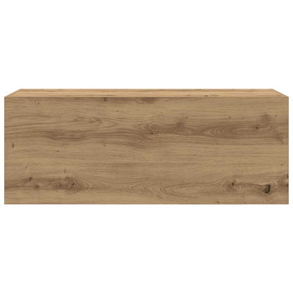 Bathroom Wall Cabinet Artisan Oak 80x25x30 cm Engineered Wood